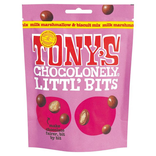 Tony's Chocolonely Littl' Bits Milk Marshmallow & Biscuit Mix 100g