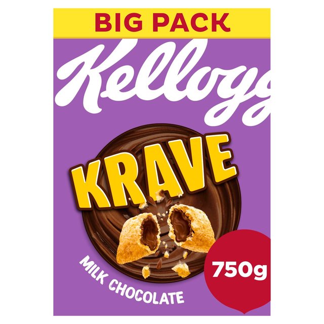 Krave Milk Chocolate Breakfast Cereal 750g