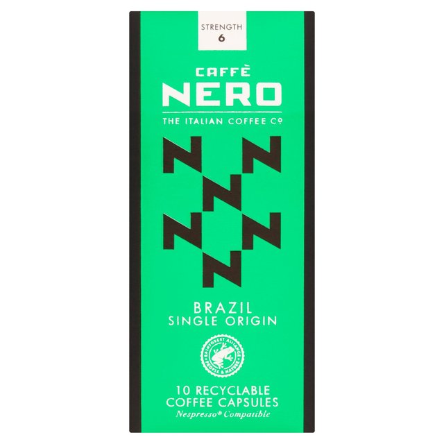 Caffe Nero Brazilian Coffee Capsules 12 per pack