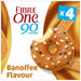 Fibre One 90 Calorie Doughnuts Banoffee Flavour 4 x 23g