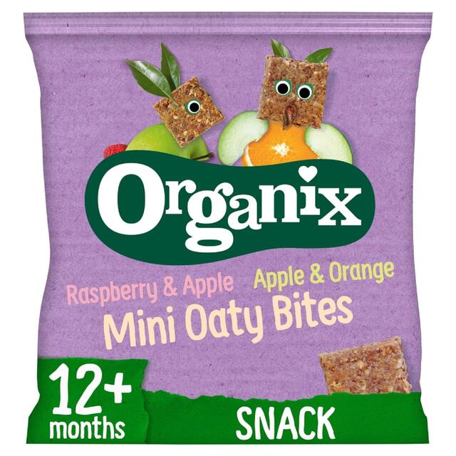 Organix Mini Oaty Bites Toddler Snacks Multipack 12 months+ 110g