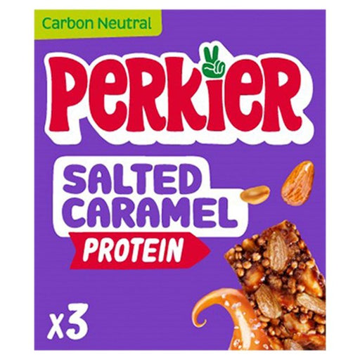 Perkier Salted Caramel Protein Bars 3 x 35g