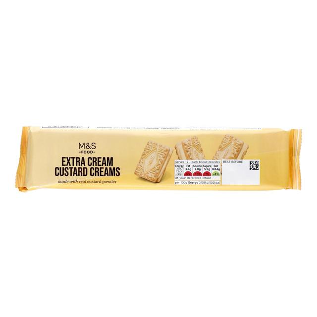 M&S Extra Cream Custard Creams 175g