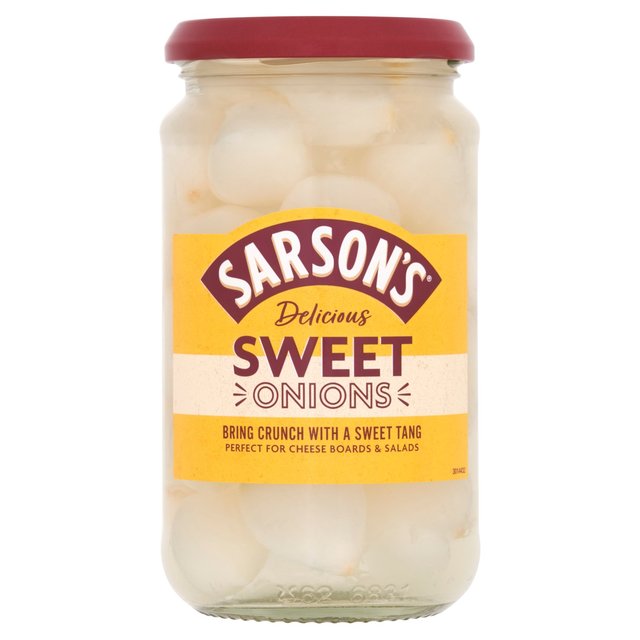 Sarson's Sweet & Mild Silverskin Onions 460g