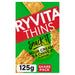 Ryvita Snack It Thins Sour Cream and Chive Flatbread Snacks 125g