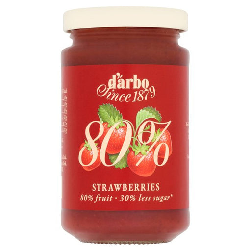 Darbo Strawberry 80% Fruit (30% less sugar) 250g