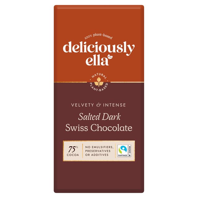 Deliciously Ella Dark Salt Swiss Chocolate 80g