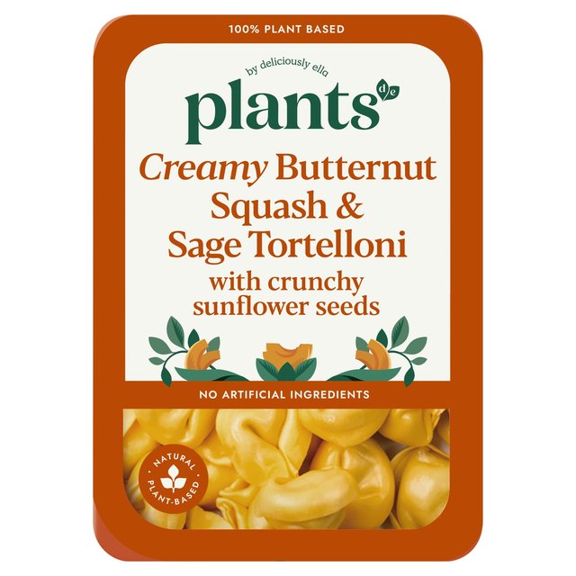 Plants by Deliciously Ella Creamy Butternut Squash & Sage Tortelloni 250g