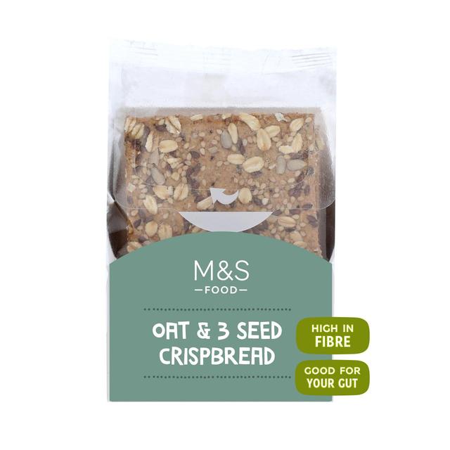 M&S Oat & 3 Seed Crispbread 200g