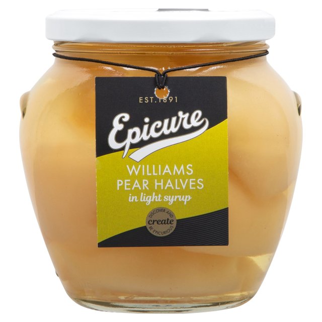 Epicure William Pear Halves in Syrup 540g