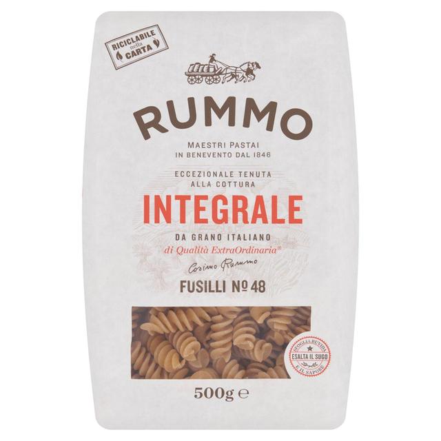 Rummo Wholewheat  Fusilli Integrali Pasta No.48 500g