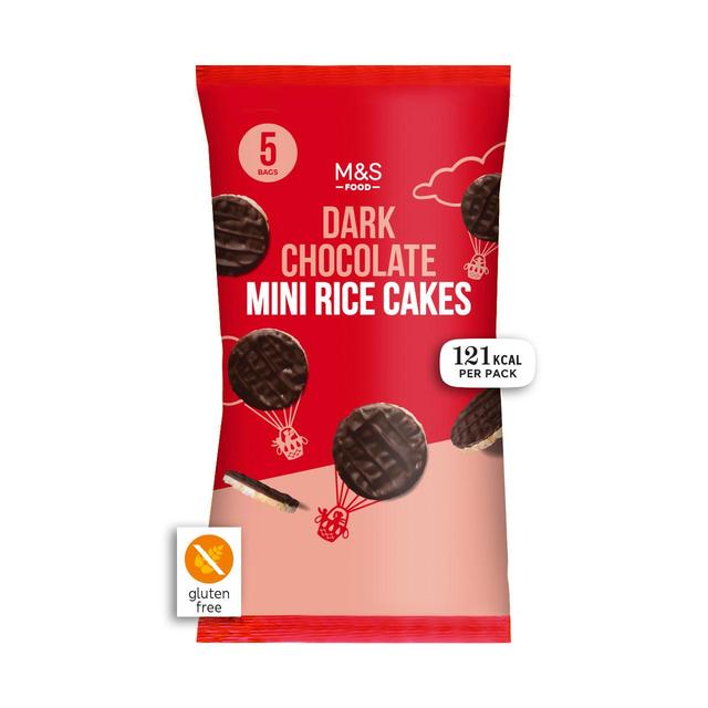 M&S Dark Chocolate Mini Rice Cakes 25g