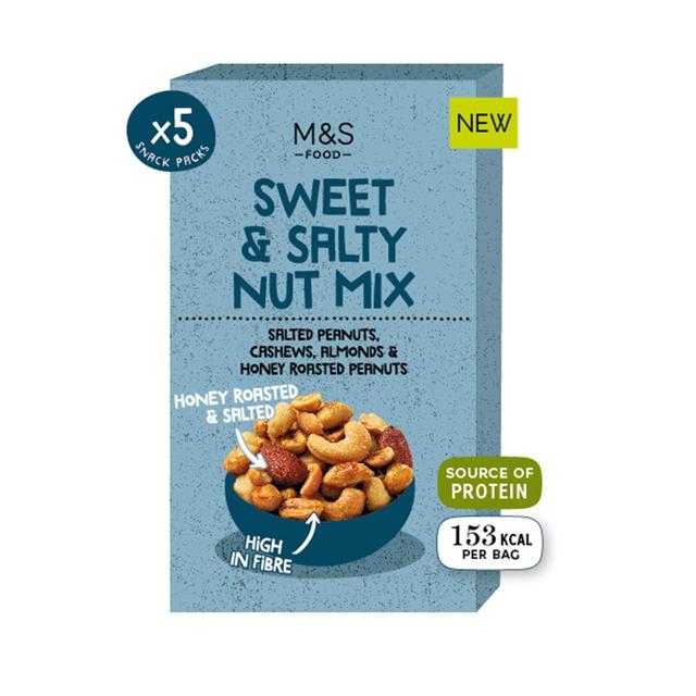 M&S Sweet & Salty Nut Mix 5 x 25g