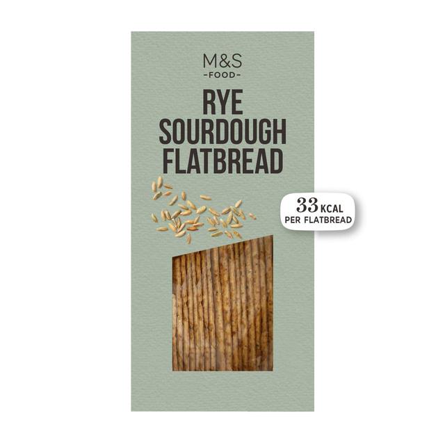 M&S Rye Sourdough Flatbread 130g