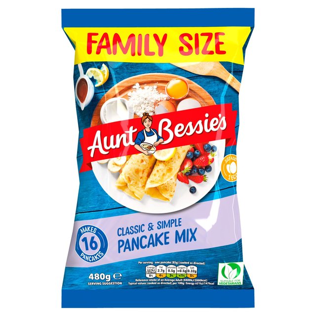 Aunt Bessie's Pancake Mix Family Size 480g