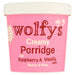 Wolfy's Creamy Porridge with Raspberry & Vanilla Jam 90g