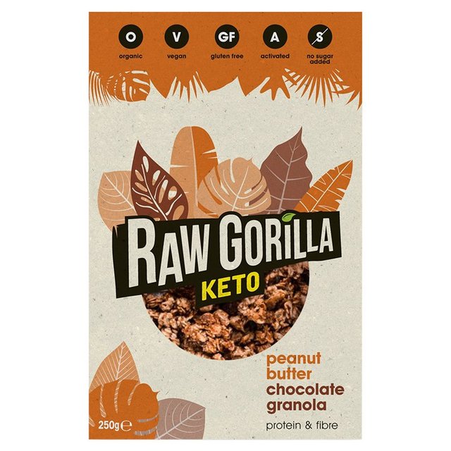 Raw Gorilla Keto Peanut Butter Chocolate Granola 250g