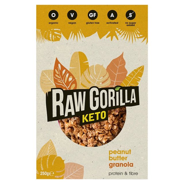 Raw Gorilla Keto Peanut Butter Granola 250g