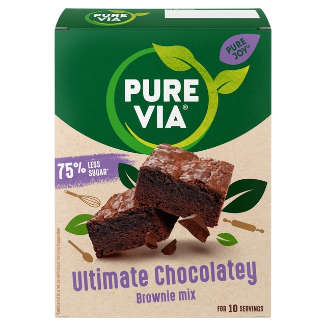 Pure Via Brownie Mix 337g