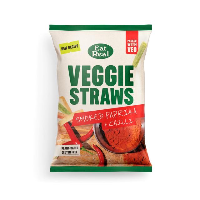 Eat Real Smoked Paprika & Chilli Veggie Straws 110g