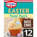 Dr. Oetker 12 Milk Chocolate Pastel Pearls Cake Decorations 33g