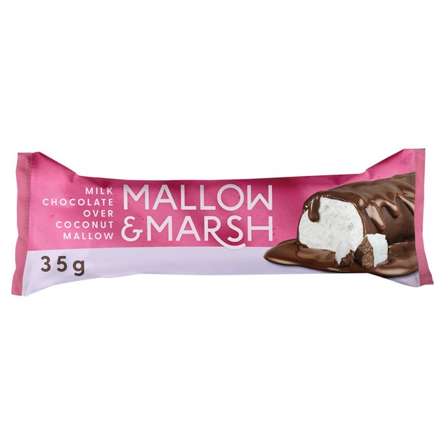 Mallow & Marsh Coconut Milk Chocolate Marshmallow Bar 35g