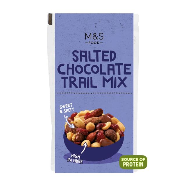 M&S Salted Chocolate Trail Mix 120g