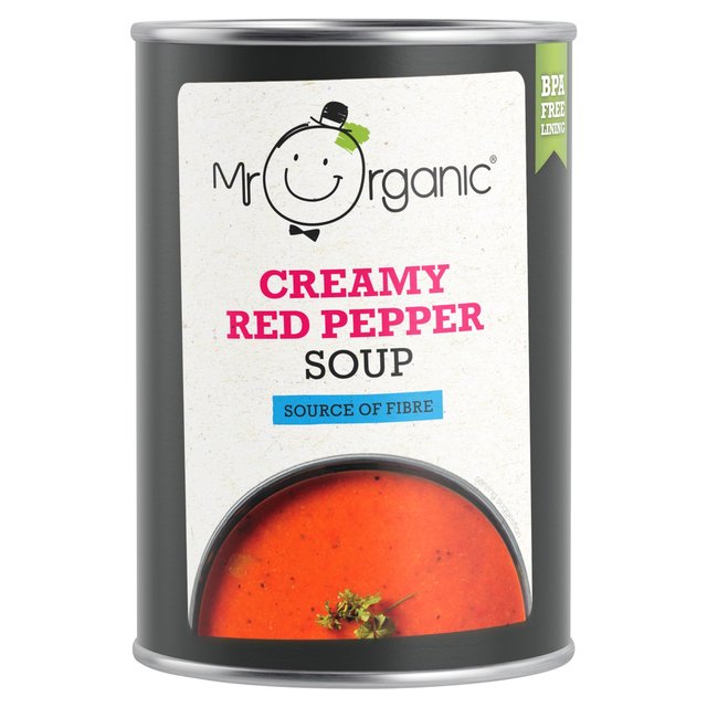 Mr Organic Creamy Red Pepper Soup 400g