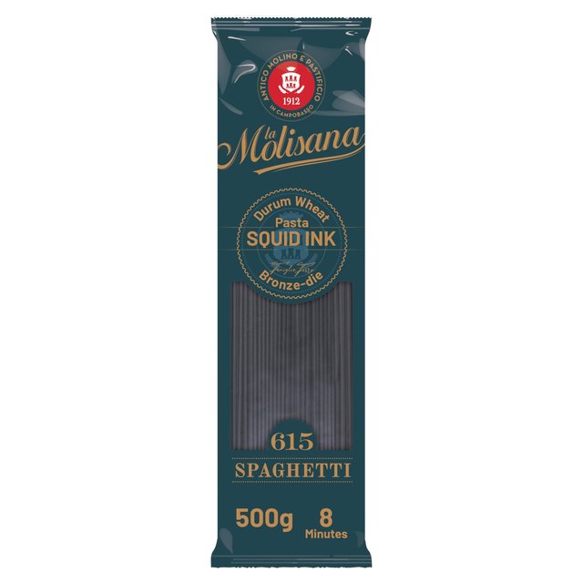 La Molisana Black Squid Ink Spaghetti Pasta No.615 500g