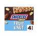 Snickers Crisp Fruit & Nut Chocolate Multipack Bars 4 x 32g