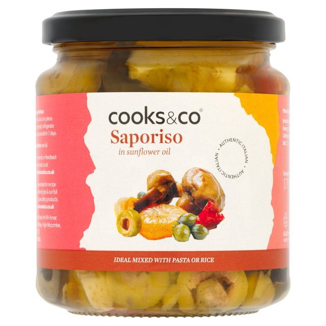 Cooks & Co Grilled Saporiso - Mixed Vegetables in Oil 280g