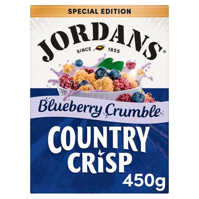 Jordans Blueberry Crumble Ltd Ed Country Crisp 450g