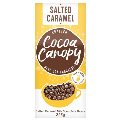 Cocoa Canopy Salted Caramel Crafted Hot Chocolate Beads 225g