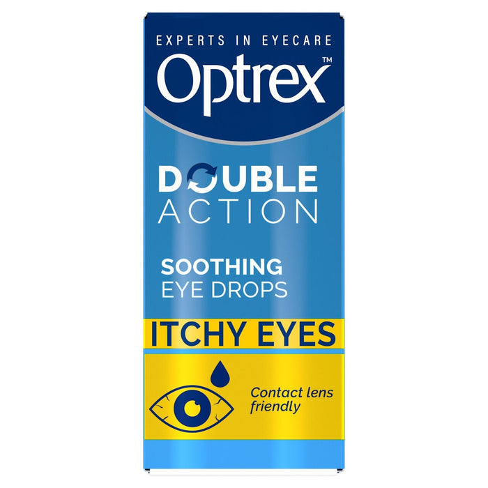 Optrex Double Action Soothing Eye Drops Itchy Eyes 10ml