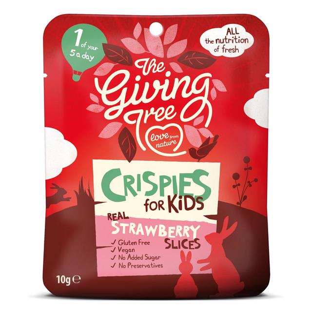 Giving Tree Freeze Dried Strawberry Crispies for Kids 10g