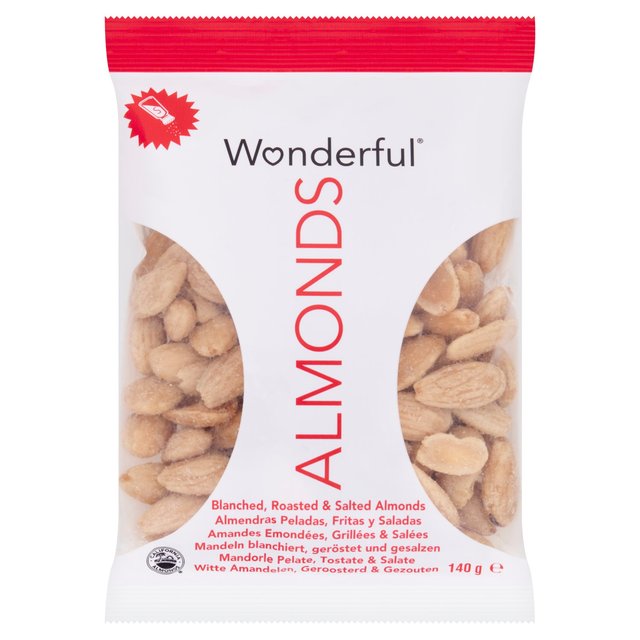 Wonderful Almonds Blanched Roasted & Salted 140g