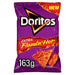 Doritos Extra Flamin' Hot Sharing Bag Snacks 163g