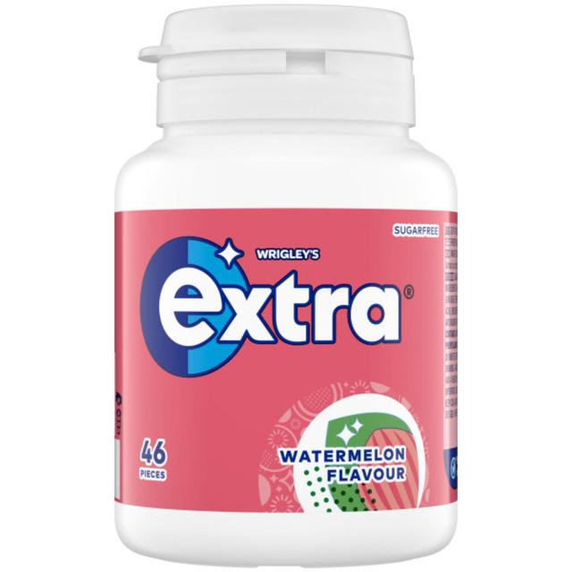 Extra Watermelon Flavour Sugarfree Chewing Gum Bottle 46 per pack