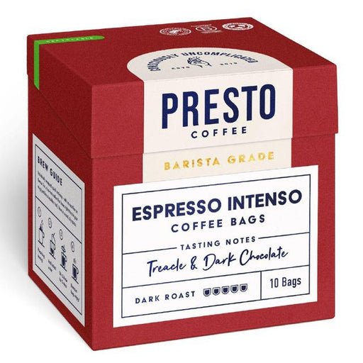 Presto Espresso Intenso Coffee Bags 80g