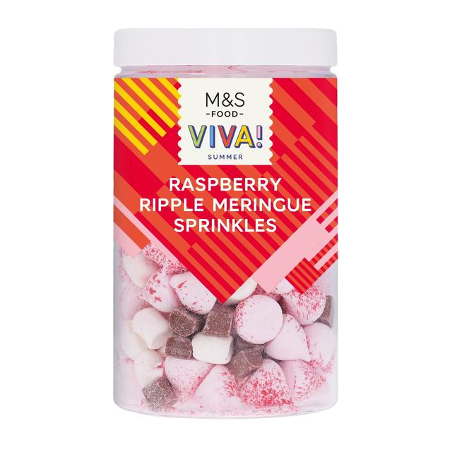 M&S Raspberry Ripple Meringue Sprinkles 70g