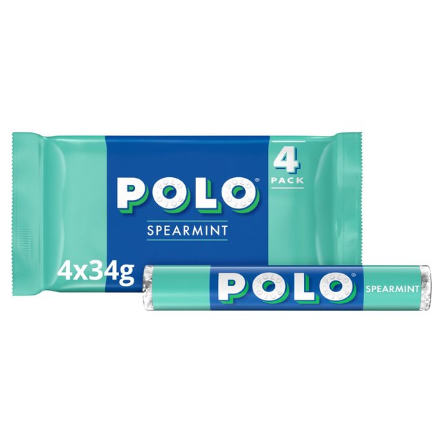 Polo Spearmint Tube 4 x 34g