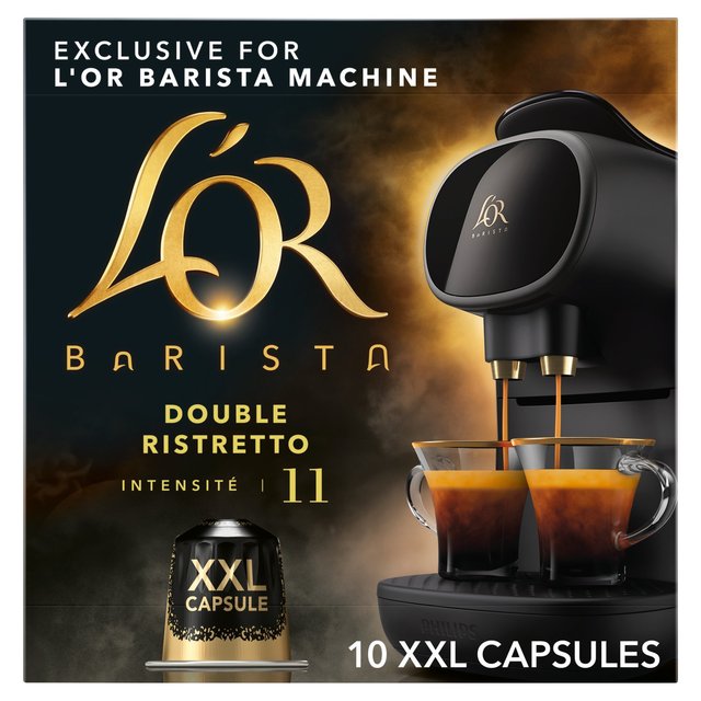 L'OR BARISTA Double Ristretto XXL Coffee Pods Intensity 11 10 per pack