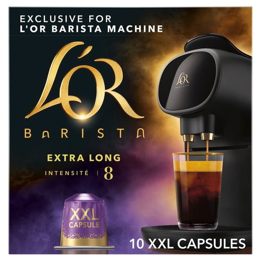 L'OR BARISTA Extra Long XXL Coffee Pods Intensity 8 10 per pack