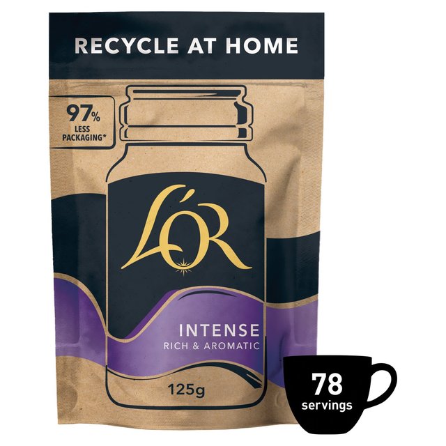 L'OR Intense Instant Coffee Refill 125g