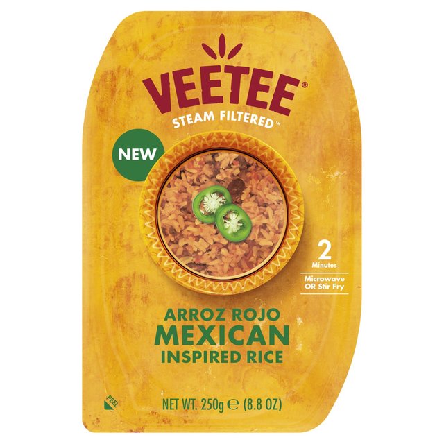 Veetee Mexican Arroz Rojo Rice 250g 250g