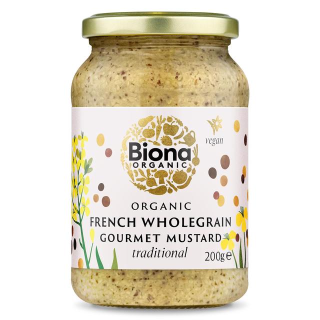 Biona Organic French Wholegrain Mustard 200g