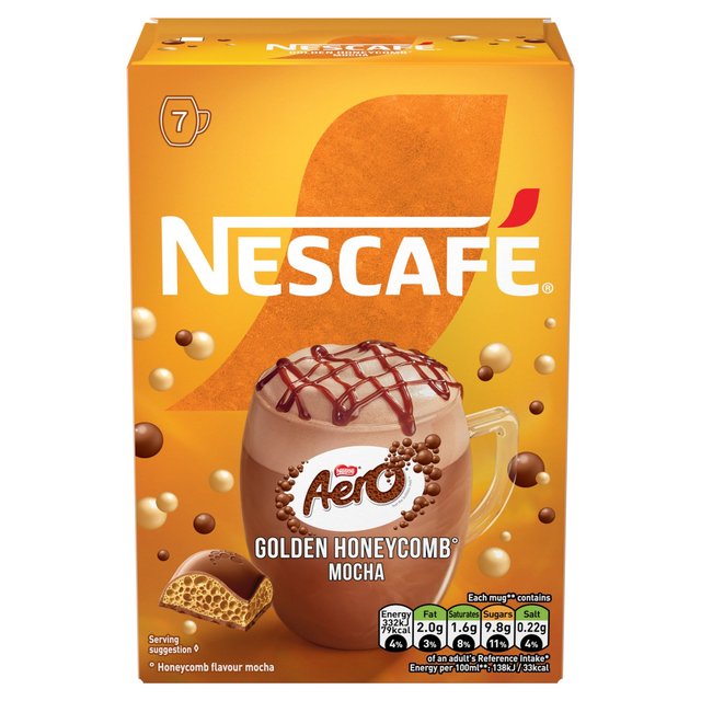 Nescafe Gold Aero Golden Honeycomb Mocha 6 x 133g