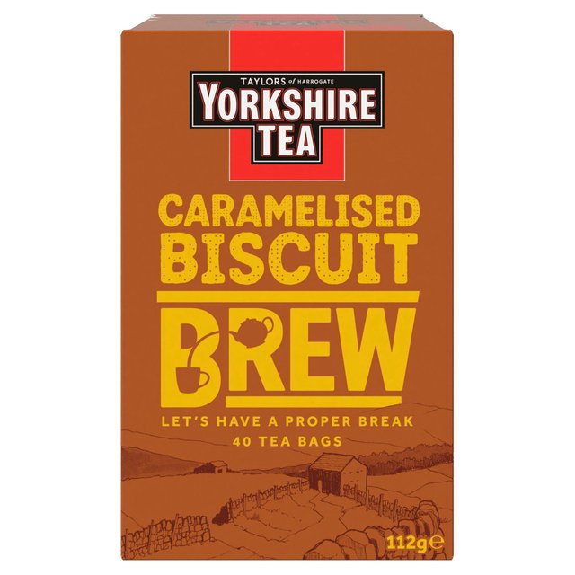 Yorkshire Tea Caramelised Biscuit Brew 40 per pack