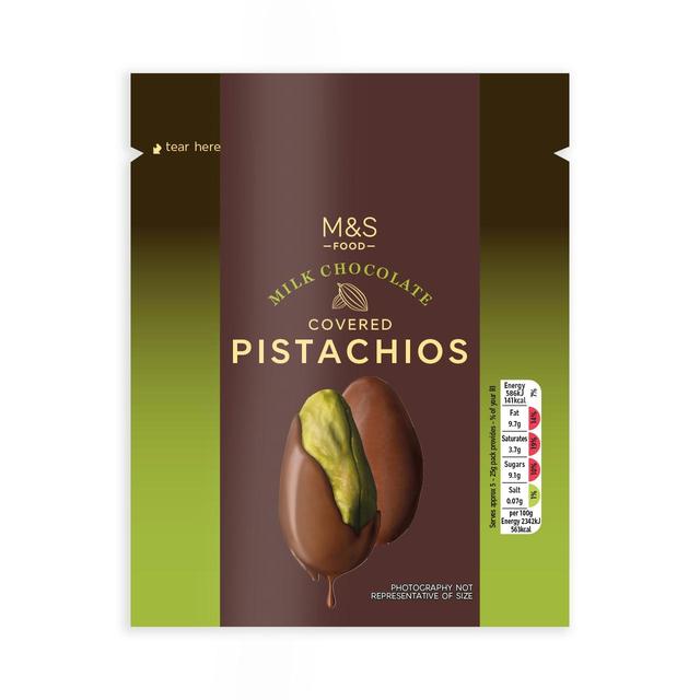 M&S Milk Chocolate Pistachios 130g