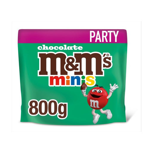 M&M's Minis Milk Chocolate Party Mix Bulk Snack Bag 800g